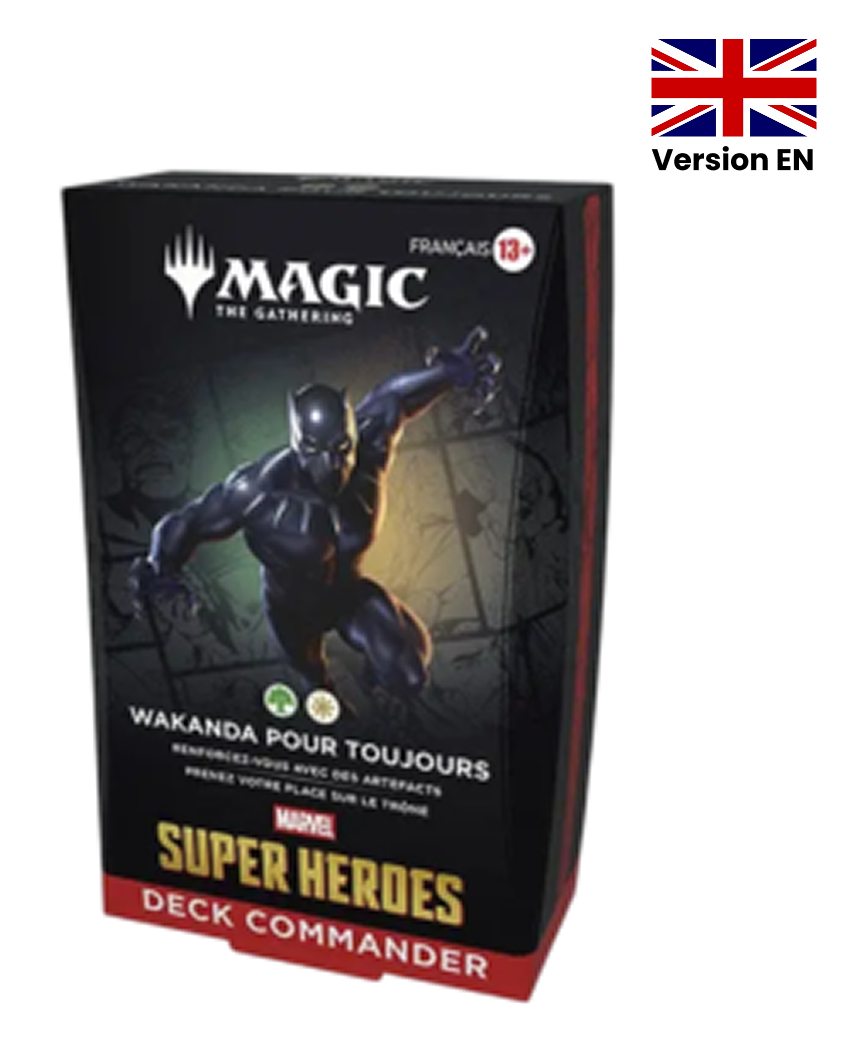 Deck Commander Magic Marvel Super Heroes &ndash; Wakanda pour toujours (EN)