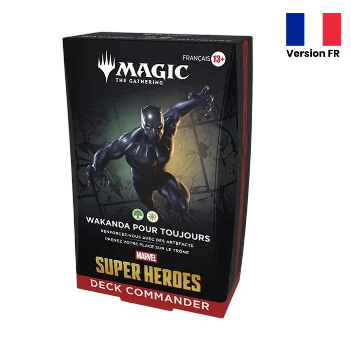 Deck Commander Magic Marvel Super Heroes &ndash; Wakanda pour toujours (FR)