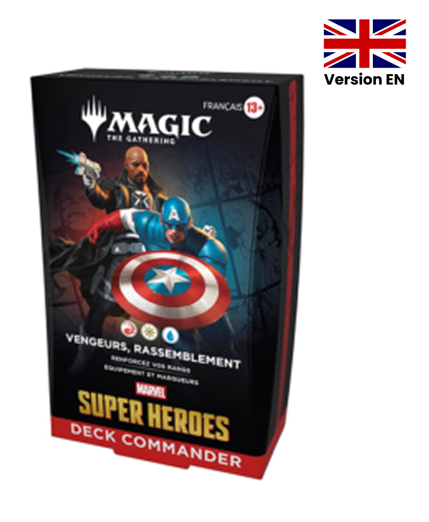 Deck Commander Magic &mdash; Marvel Super Heroes - Vengeurs, rassemblement (Captain America) (EN)