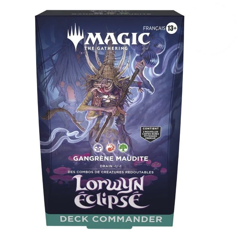 Deck Commander Magic: The Gathering Lorwyn &eacute;clips&eacute; &ndash; Gangr&egrave;ne maudite (FR)