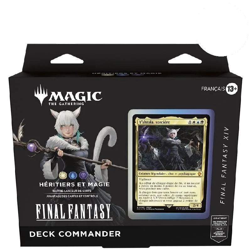 Deck Commander Magic: The Gathering Final Fantasy &ndash; H&eacute;ritiers et magie (FINAL FANTASY XIV) (FR)