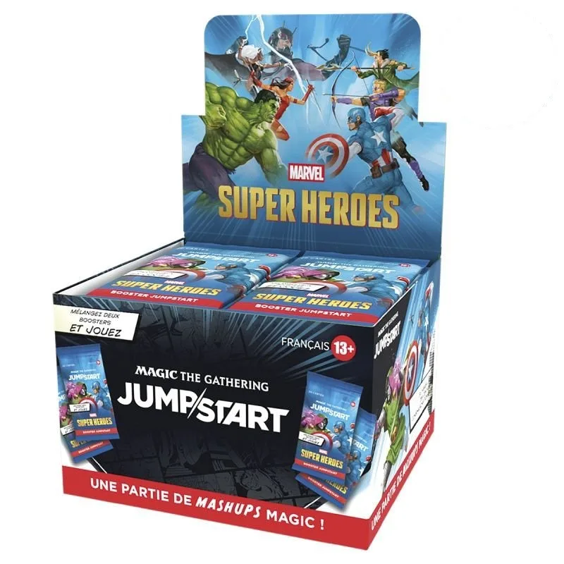 Display 24 boosters Jumpstart Magic: The Gathering Marvel Super Heroes (FR)