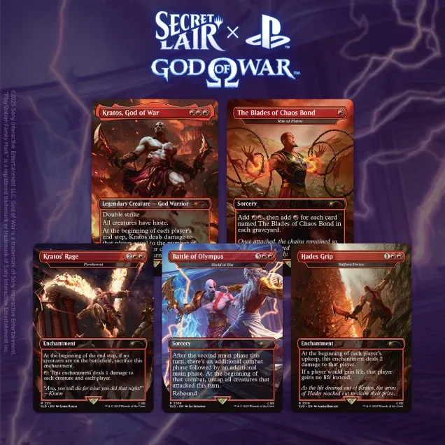 Magic &ndash; Secret Lair x God of War Greek non-foil (EN)