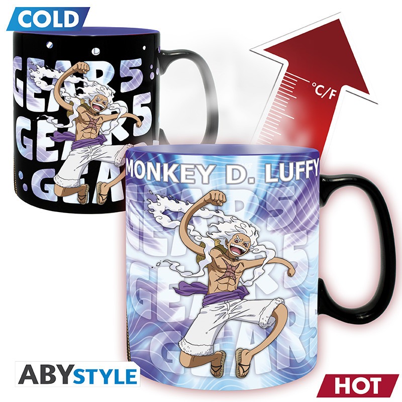 Mug thermor&eacute;actif One Piece Gear 5 &mdash; 460 ml