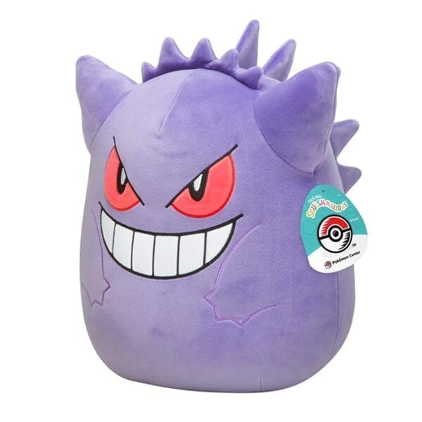 Peluche Pokémon Squishmallows 25 cm — Personnage au choix — Ectoplasma