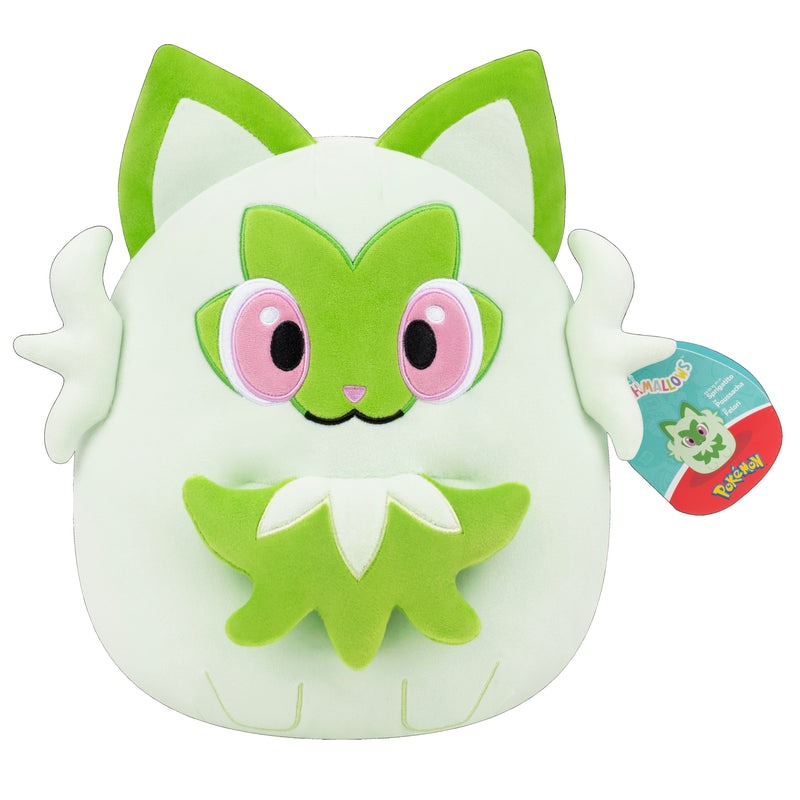 Peluche Pokémon Squishmallows 25 cm — Personnage au choix — Poussacha
