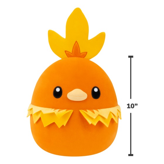 Peluche Pokémon Squishmallows 25 cm — Personnage au choix — Poussifeu