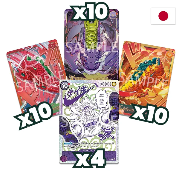 One Piece - Carte - 34 cartes Promo Luffy x Nike (JP)