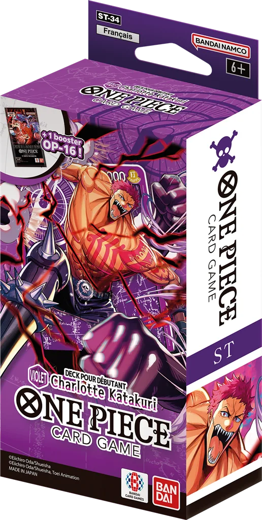 Starter Deck One Piece Card Game ST-34 Violet Charlotte Katakuri (FR)