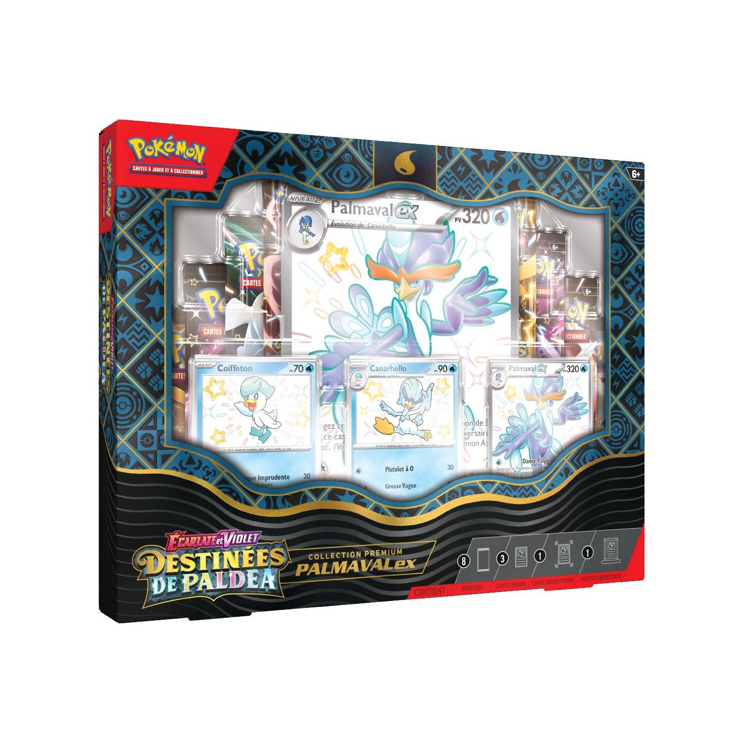 Coffret Collection Premium Pok&eacute;mon Destin&eacute;es de Paldea EV4.5 Palmaval-ex (FR)