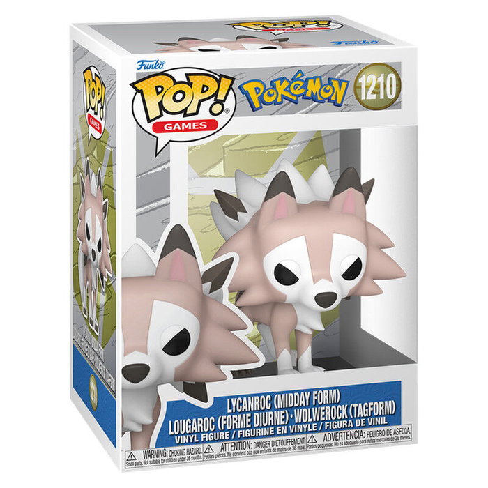 Pok&eacute;mon &mdash; Funko Pop! Lougaroc forme Diurne