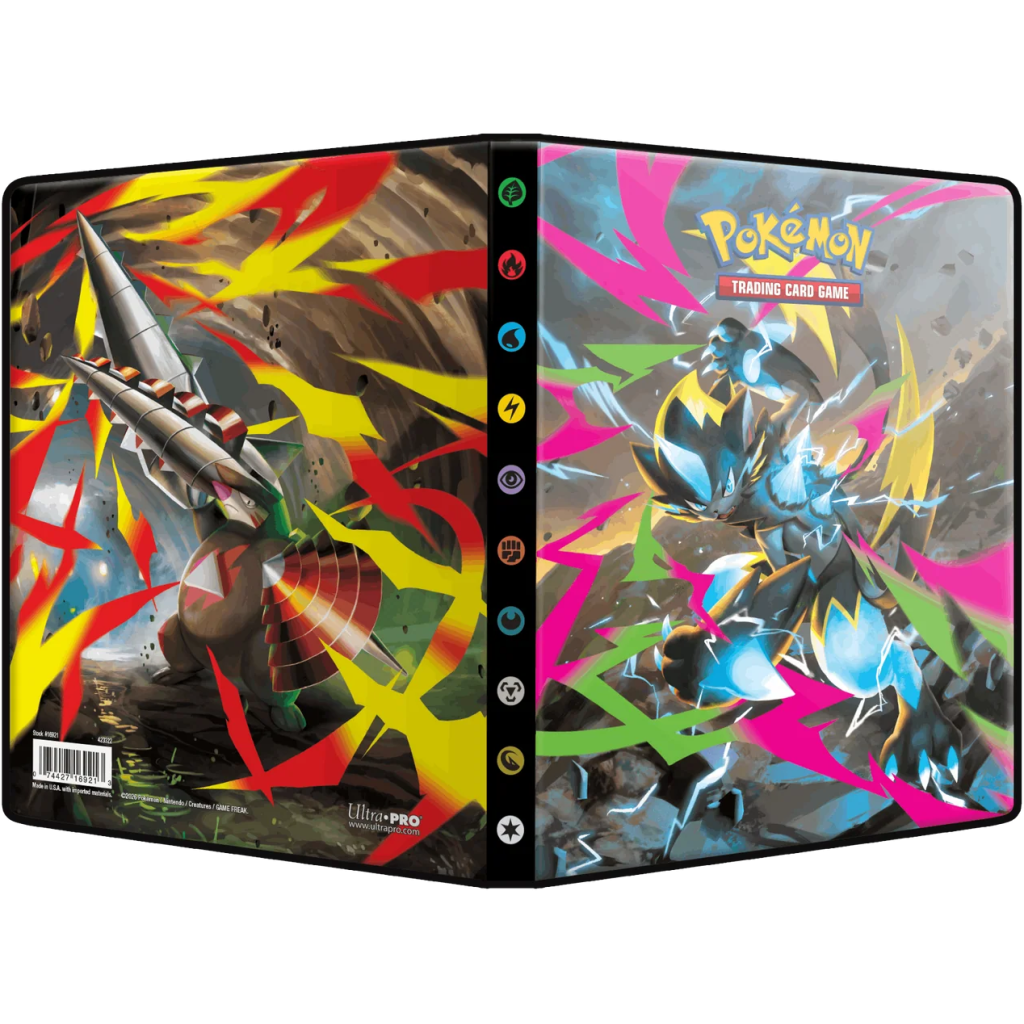 Pok&eacute;mon &mdash; portfolio Zeraora M&eacute;ga-&Eacute;volution, 4 pochettes