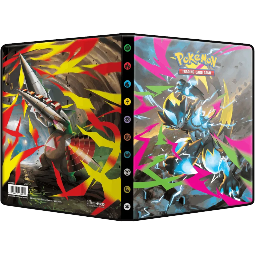 Pok&eacute;mon &mdash; portfolio Zeraora M&eacute;ga-&Eacute;volution, 4 pochettes