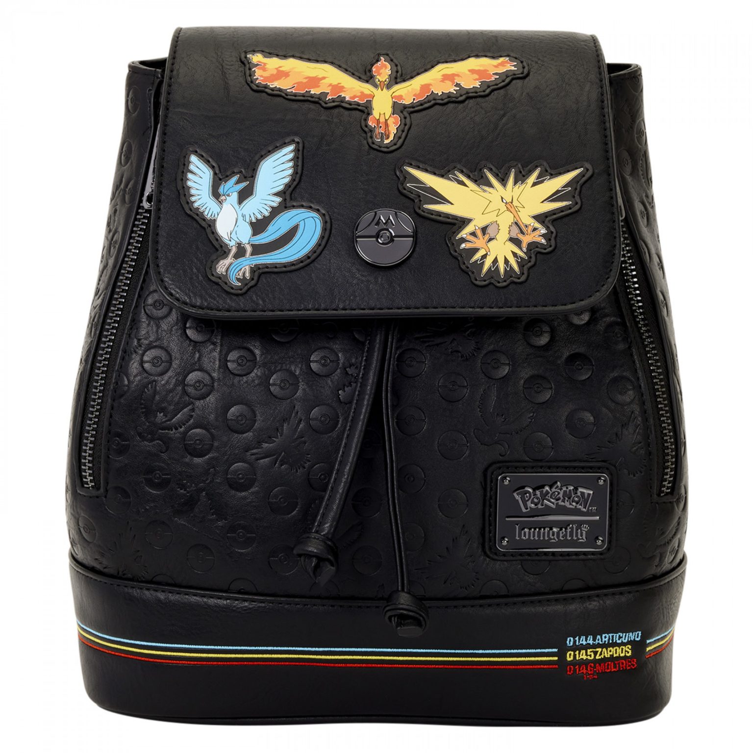 Pok&eacute;mon &mdash; Mini sac &agrave; dos Oiseaux et Fauves l&eacute;gendaires