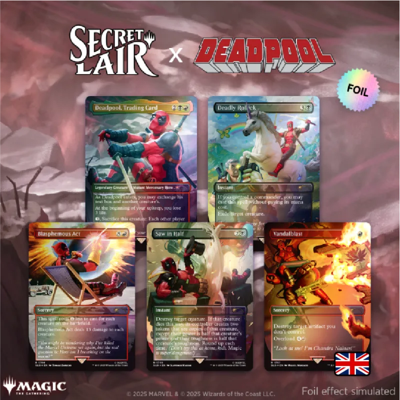 Secret Lair x Marvel's Deadpool - Foil Edition - Magic (EN)