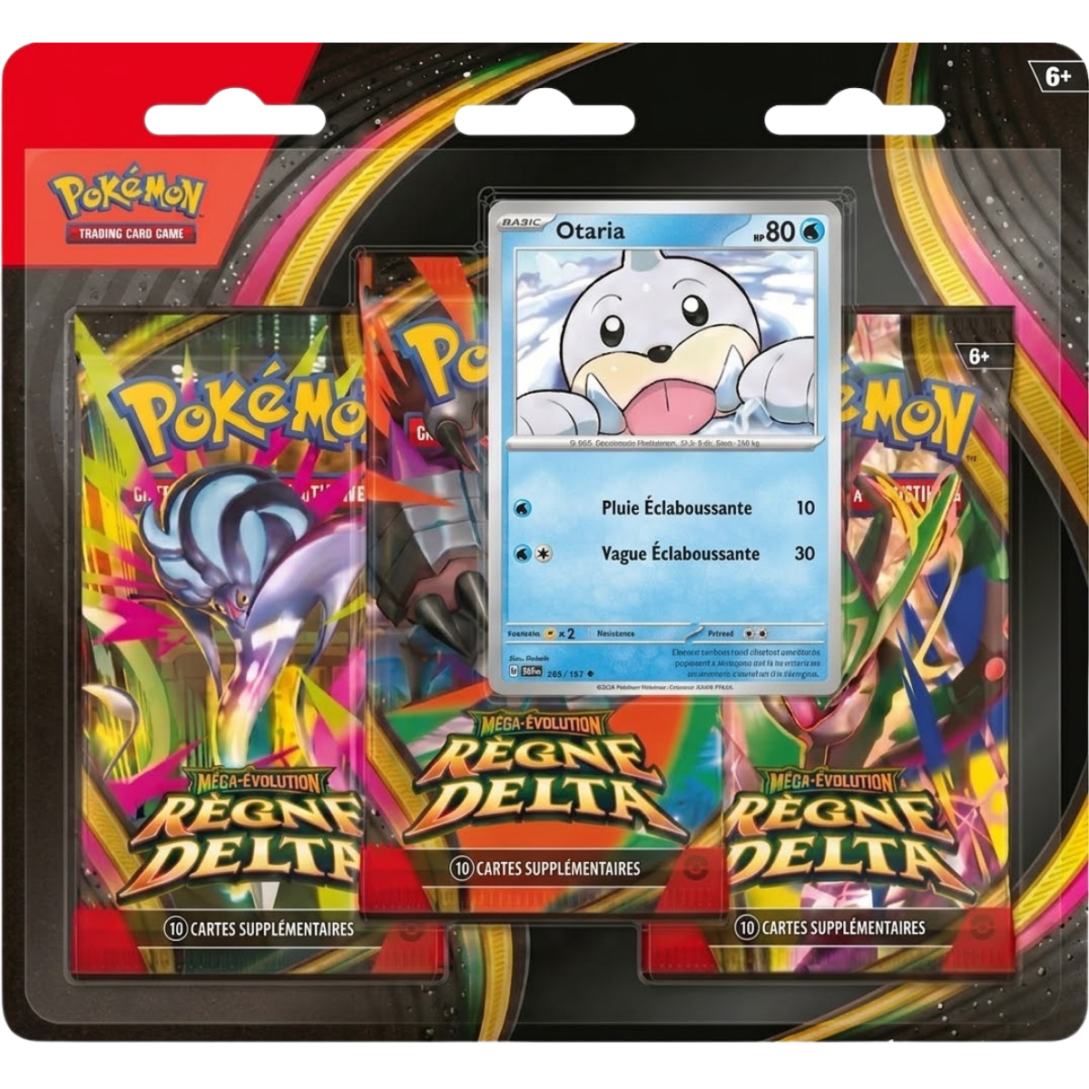 Tripack Pok&eacute;mon R&egrave;gne Delta ME06 &ndash; Otaria (FR)