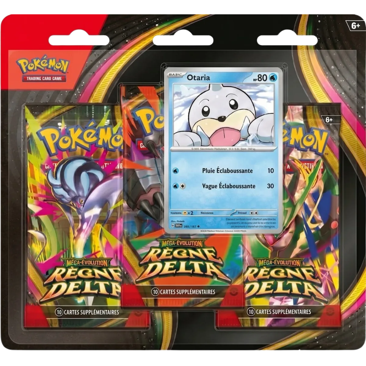 Tripack Pok&eacute;mon R&egrave;gne Delta ME06 &ndash; Otaria (FR)